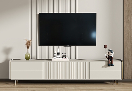 Modern Minotti TV Cabinet 3d model