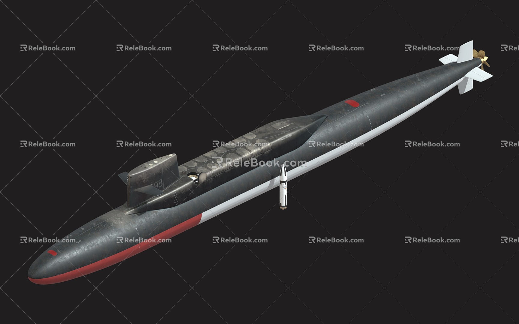 USS George Washington nuclear submarine missile nuclear submarine strategic nuclear submarine model