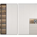 Modern White Wardrobe Design With Glass Door Shelves Drawers And Storage Space