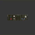 Tactical Weapon Control Device With PACTEC Panel Knobs Buttons Display And Metal Casing
