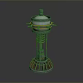 science fiction nuclear reactor science fiction item science fiction component high-tech component science fiction equipment science fiction scene 3d model