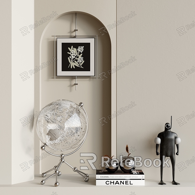 Modern decorative ornaments model