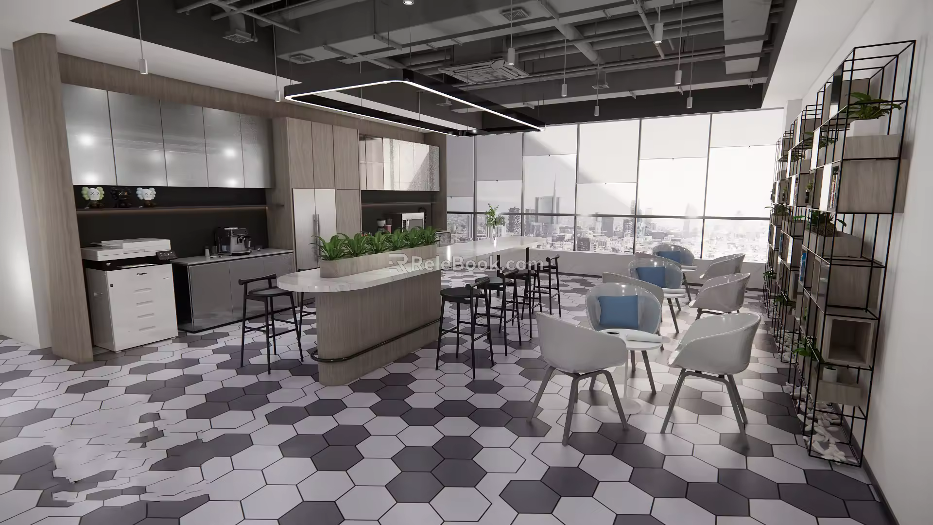Modern pantry 3d model
