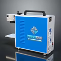 LASERGIC Blue Computer Controlled Laser Engraving Machine With Portable Design And Digital Functionality
