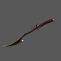 Game World Broken Single Knife 3d model