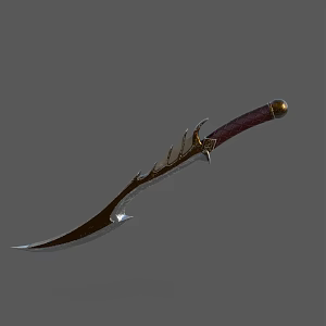 Game World Broken Single Knife 3d model