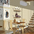 Coffee Box Cafe with Rusty Metal Exterior Large Glass Windows Interior Seating and Green Trees