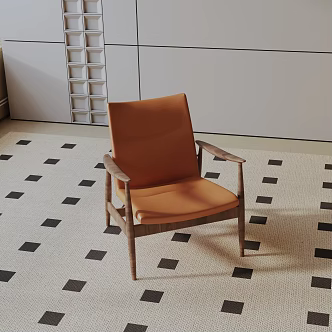 modern leisure chair 3d model