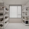 Modern Minimalist White Pantry Display Shelves For Neat Organized Home Kitchen Food Storage