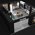 Modern Shopping Mall Counter with PERF WATER Smart Bathroom Product Display Area