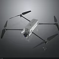 Quadcopter Drone For Space Exploration Missions With Scientific Equipment And Aerial Technology