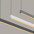 Strip chandelier 3d model