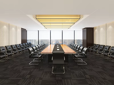 Modern Meeting Room Meeting Tables and Chairs 3d model Modern Meeting Room Meeting Tables and Chairs 3d model