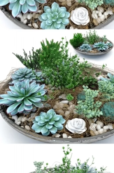 potted plant 3d model