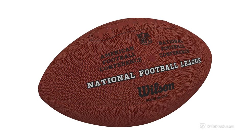 High Quality Wilson Official National Football League American Football Sports Equipment 3d model 