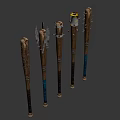Modified Baseball Bats As Weapons With Nails Blades And Bloodstains