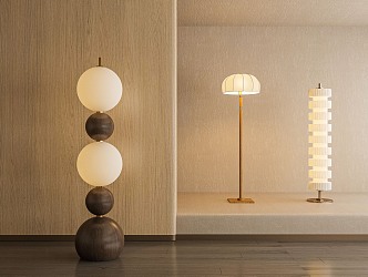 Modern floor lamp 3d model