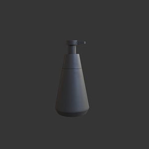 Container watering can squeeze bottle container bottle 3d model