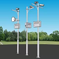 Modern camera site monitoring 3d model