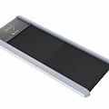 Home Use Slim Treadmill With Modern Control Panel And Display Screen 3d model