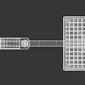 High Pressure Shower Head Featuring Strong Water Flow And Modern Chrome Design