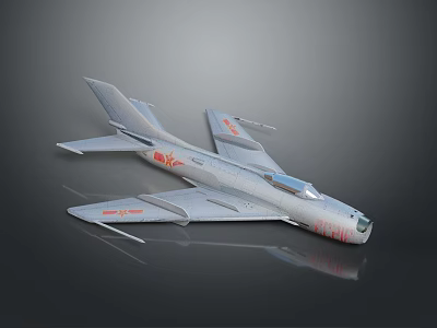 Silver Airplane Model With Red Accents Detailed Design And Collectible Features 3d model