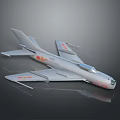 Silver Airplane Model With Red Accents Detailed Design And Collectible Features