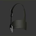 Green Ergonomic Harness With Adjustable Straps And Metal Buckles For Daily Use