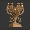 World Cup Football Trophy Champion Trophy Gold Cup Trophy World Cup Gold Cup Game Trophy Sporting Goods 3d model