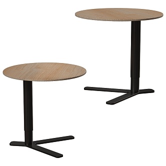 Yo round table 18 3d model