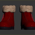 Modern Boots Women Boots Martin Boots Snow Boots 3d model