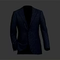 Dark Blue Formal Slim Fit Suit With Single Breasted Design And Pockets