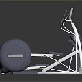 Home Fitness Elliptical Machine With Metal Frame And Digital Control Panel