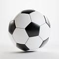 Classic Black and White Soccer Ball Essential Sports Equipment for Training Matches