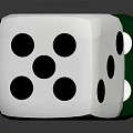 Assorted Colored Dice Including Red Blue Black Green White With White Dots As Daily Supplies