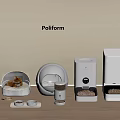 Pet Nest Feeder Cat Toilet Cat Food Automatic Litter Basin Cat Nest Cat Sleep 3d model