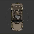 Beige Sturdy SUV With Large Wheels Sunroof And Modern Off Road Design