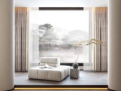 Style Curtain 3d model