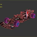 Black Haas Formula 1 Racing Car With Streamlined Design And Sponsor Logos