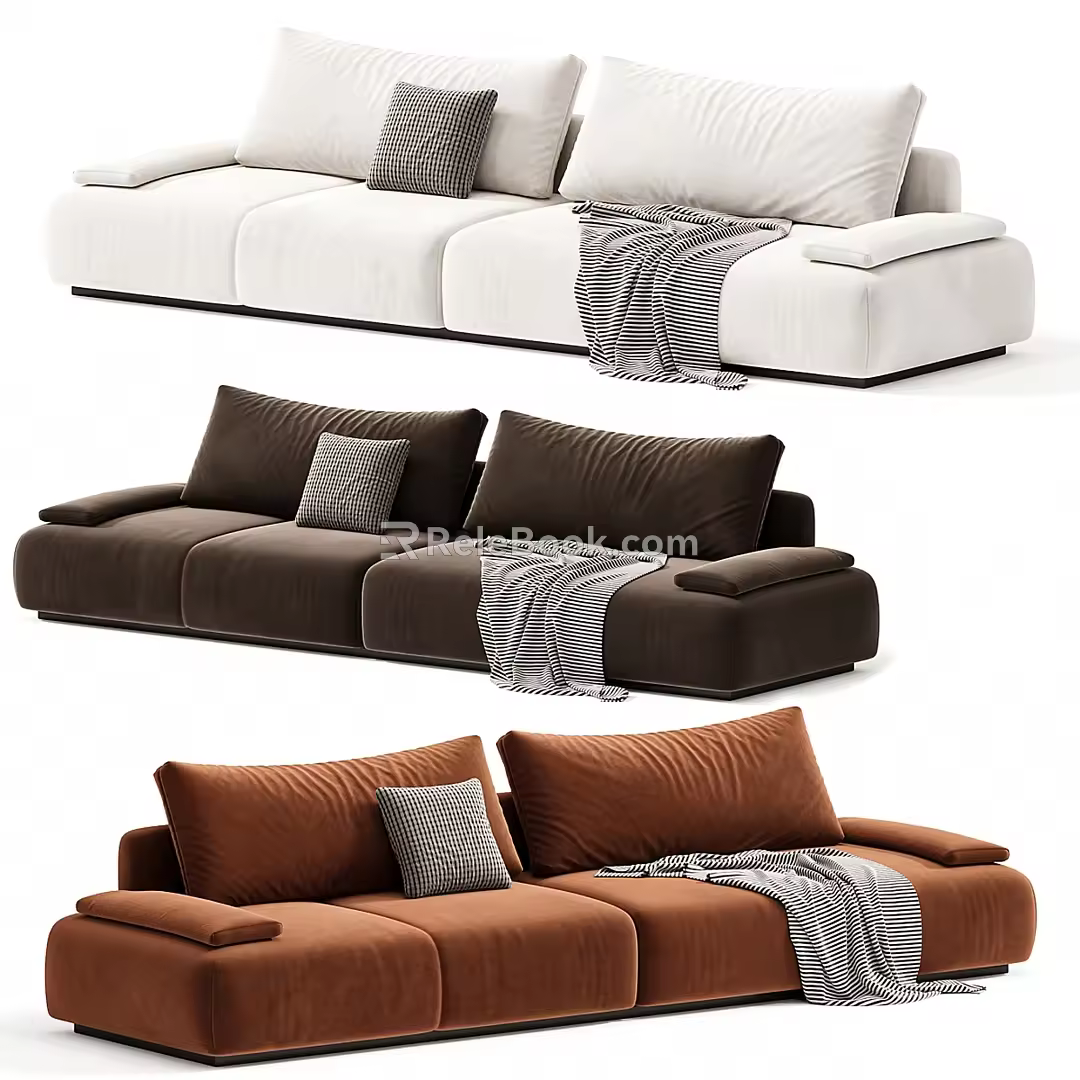 Miloti Minotti Multiplayer Sofa 3d model