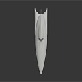 Futuristic Silver Streamlined Concept Vehicle Design With Shiny Aerodynamic Cockpit Structure