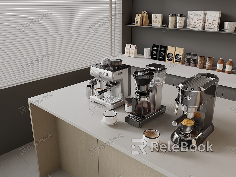 Coffee machine Coffee machine Beverage machine Cup latte model