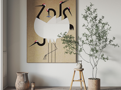 Modern Animal Painting Hanging Painting Decorative Painting model