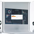 Data large screen monitoring large screen technology electronic screen display 3d model