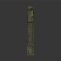 Classical Stone Archway Structure With Decorative Columns And Ancient Design