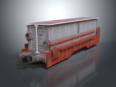 Industrial LOFT Container Cargo Box 3d model Industrial LOFT Container Cargo Box 3d model