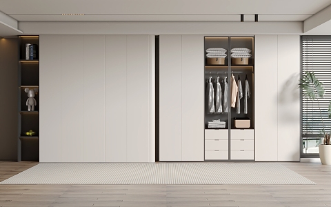 Modern wardrobe 3d model