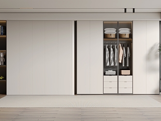 Modern wardrobe 3d model