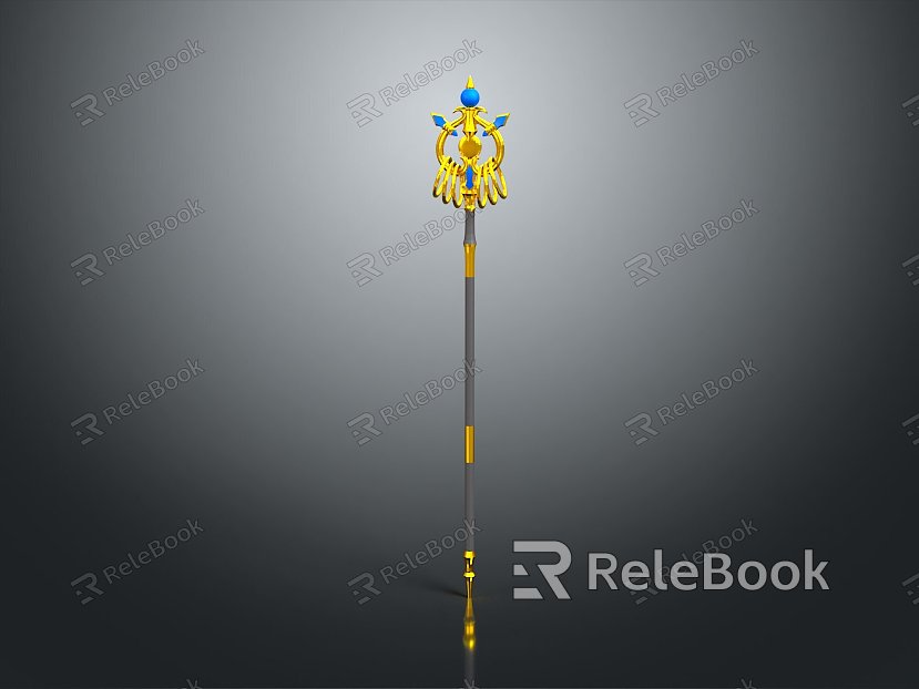 Scepter Ancient Scepter Cane Ancient Scepter Magic Scepter Metal Scepter Classical Scepter Magic Scepter model