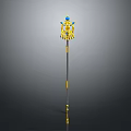 Scepter Ancient Scepter Cane Ancient Scepter Magic Scepter Metal Scepter Classical Scepter Magic Scepter 3d model